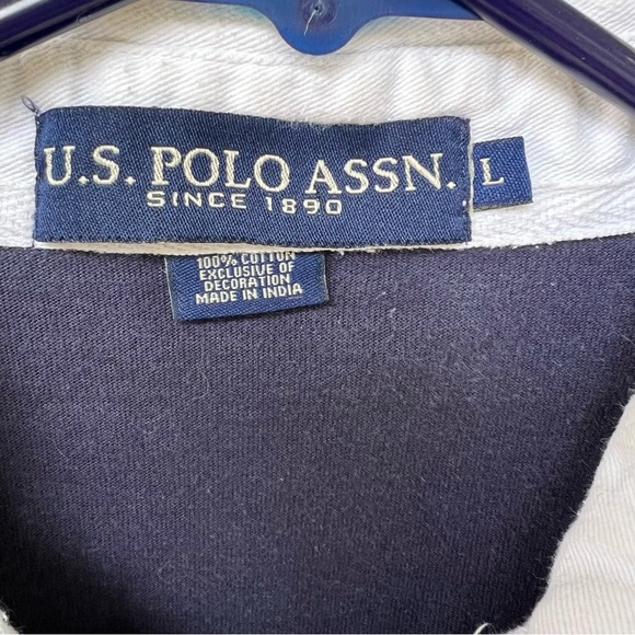 VINTAGE LRL RUGBY BIG PONY STRIPE SHORT SLEEVES POLO SHIRT LARGE
NAVY BLUE GREEN - Picture 2 of 6